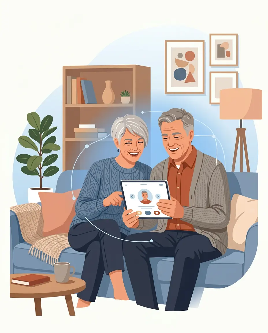 Namoro Online Após os 50